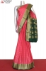 Checks & Contrast Mysore Crepe Silk Saree